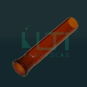 1130-ASTM AMBER FULL LENGTH FEMALE INTERCHANGEABLE TAPER-GROUND JOINTS SINGLE