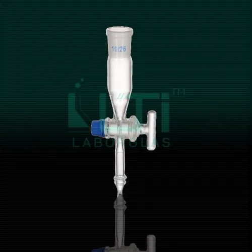 2550-ADAPTER, SOCKET, WITH GLASS STOPCOCK