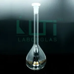 2760-CLEAR GLASS VOLUMETRIC FLASK WITH POLYETHYLENE STOPPER, CLASS A, SERIALIZED WITH INDIVIDUAL CERTIFICATE ASTM E-288