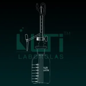 4520-ASTM, AUTOMATIC BURETTE, UNSERIALISED WITH BATCH CERTIFIED, GLASS KEY STOPCOCK WITH NEEDLE VALVE STOPCOCK