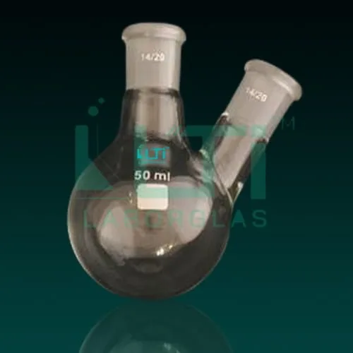 5600-Flasks, Round Bottom, 2 Neck Angular, ASTM